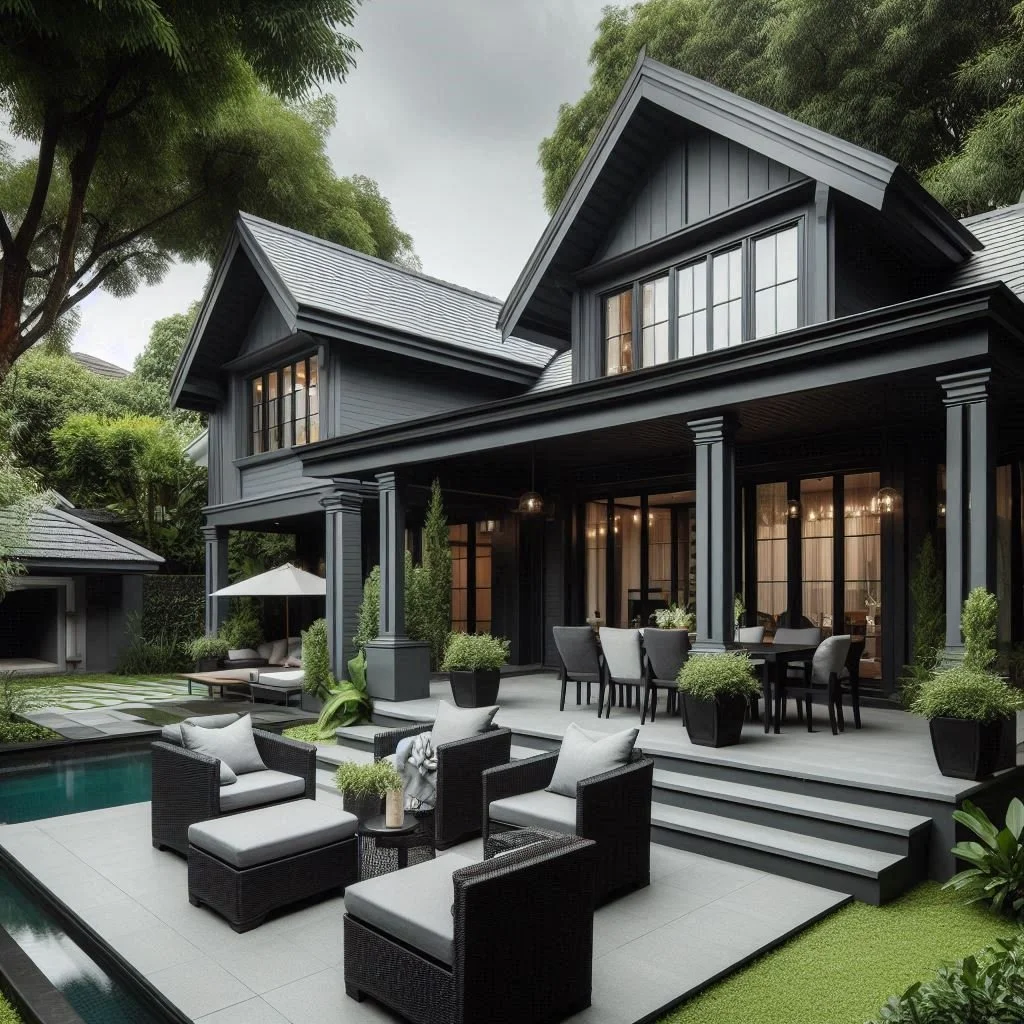 15 Black and Grey House Ideas for Stunning Curb Appeal