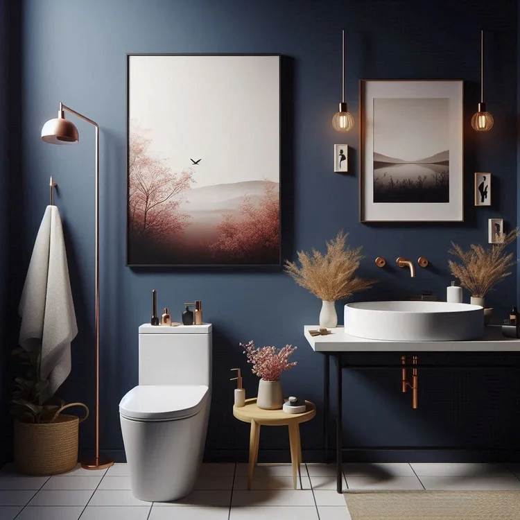 15 Navy Blue Bathroom Ideas for a Bold Look