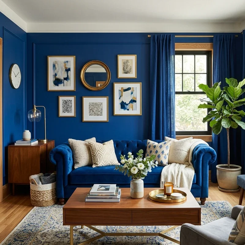 Royal Blue Room Ideas