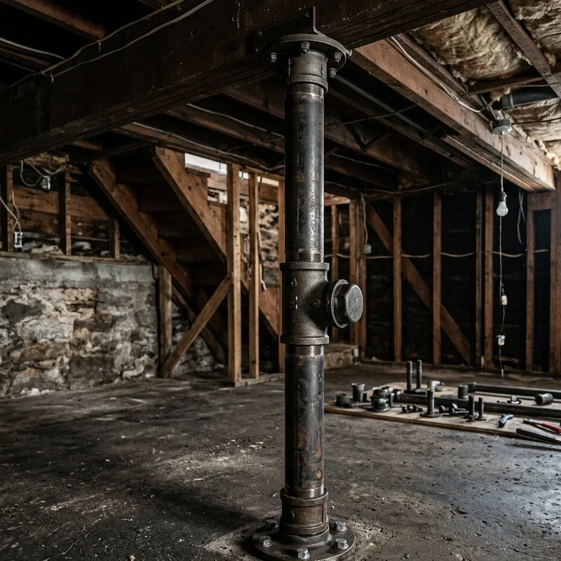 Basement Pole Ideas