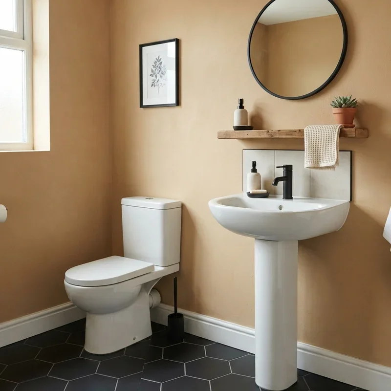 Black and Tan Bathroom Ideas