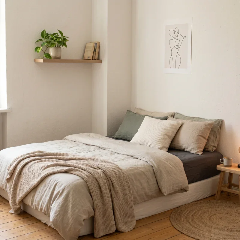 No Bed Frame Bedroom Ideas