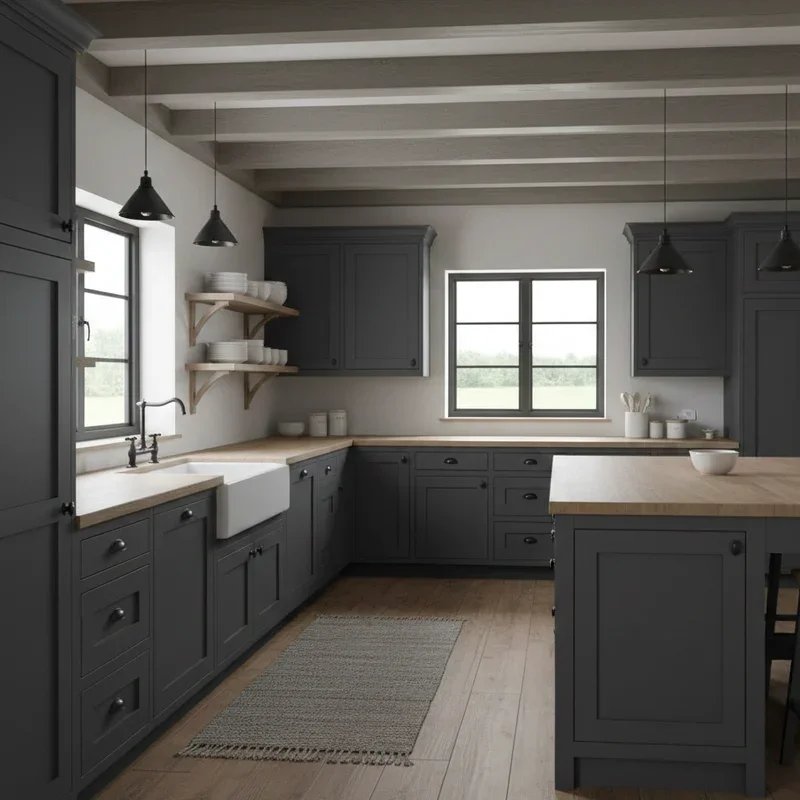 Dark Grey Kitchen Cabinets Ideas