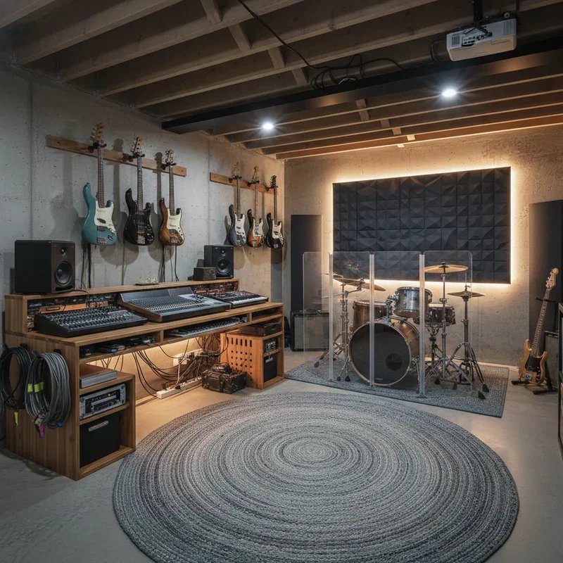 Basement Music Room Ideas