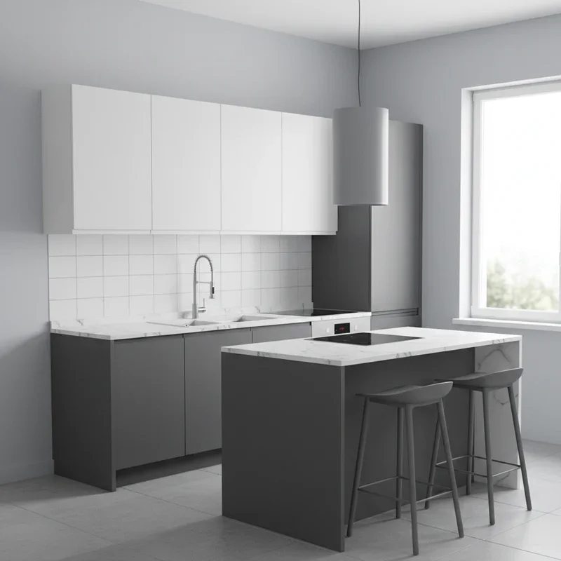 Small Grey Kitchen Ideas