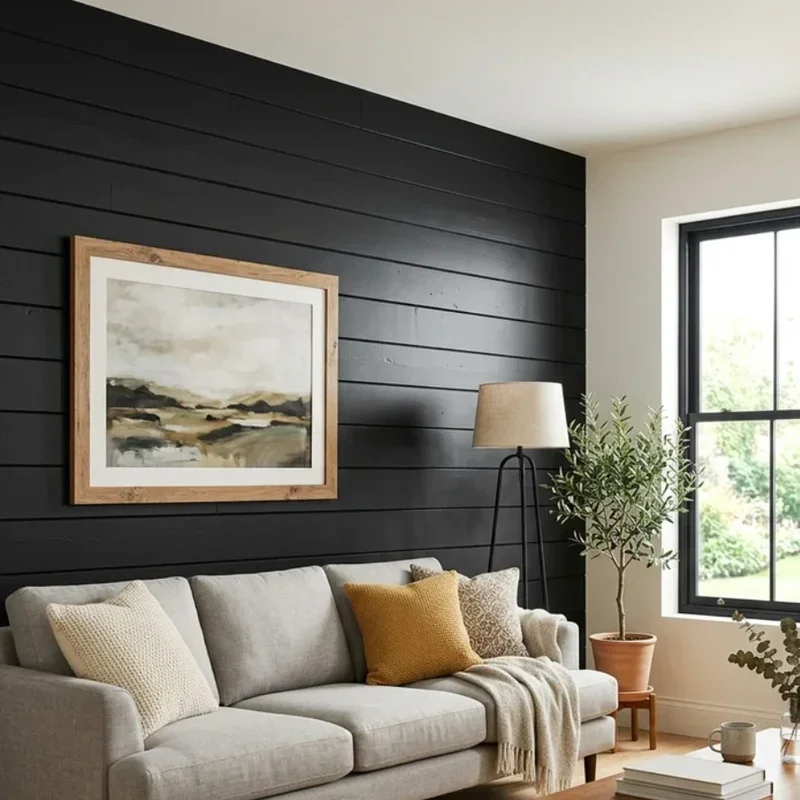 Shiplap Wall Living Room Ideas