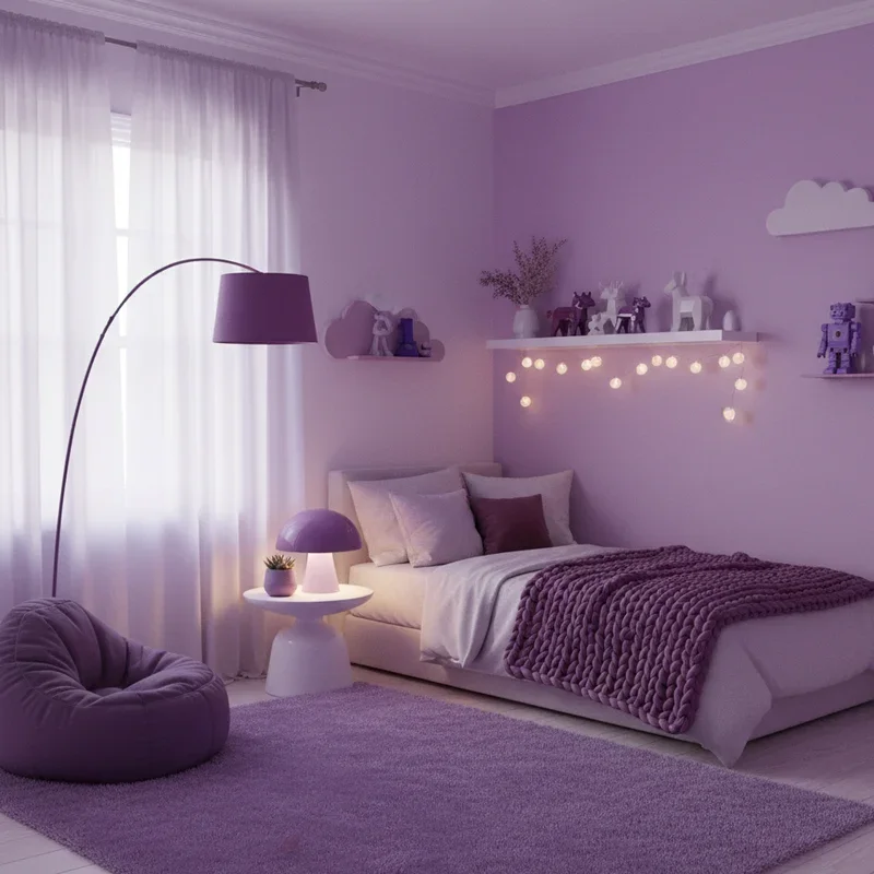 Cute Purple Room Ideas