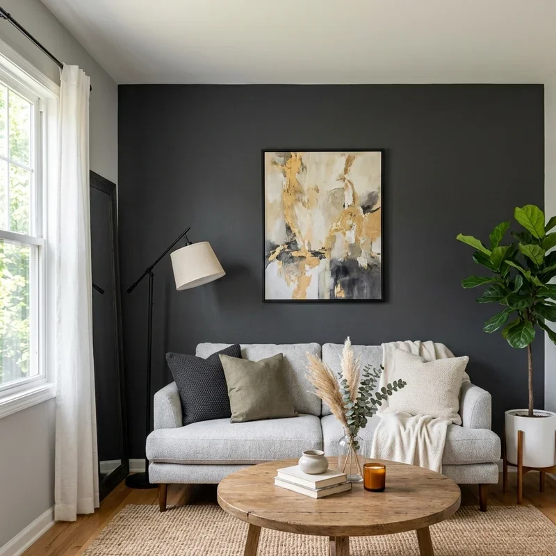 Gray Wall Living Room Ideas