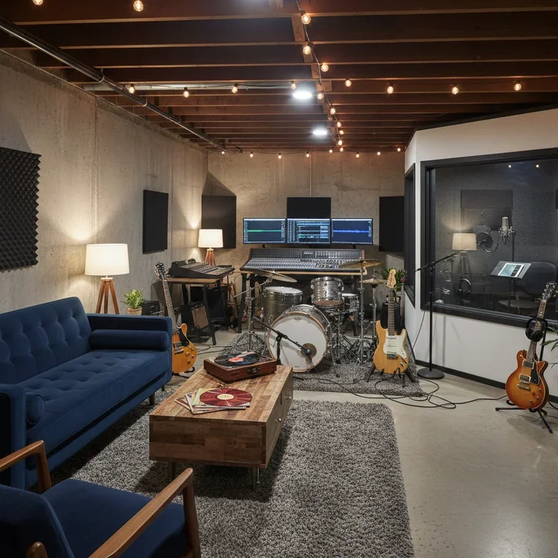 Basement Music Room Ideas