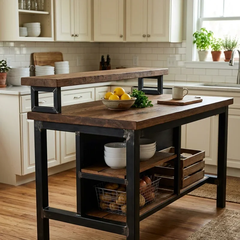Two Tier Kitchen Island Ideas