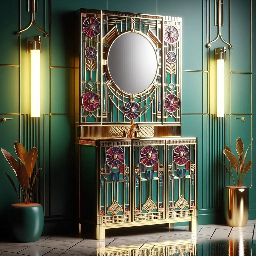 15 Art Deco Bathroom Ideas for Glam Style