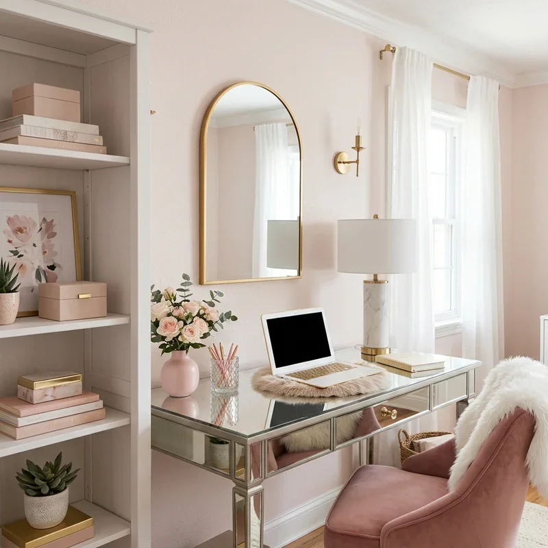 Girly Home Office Ideas