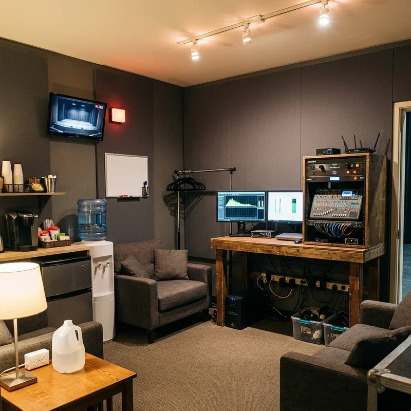 Backstage Green Room Ideas