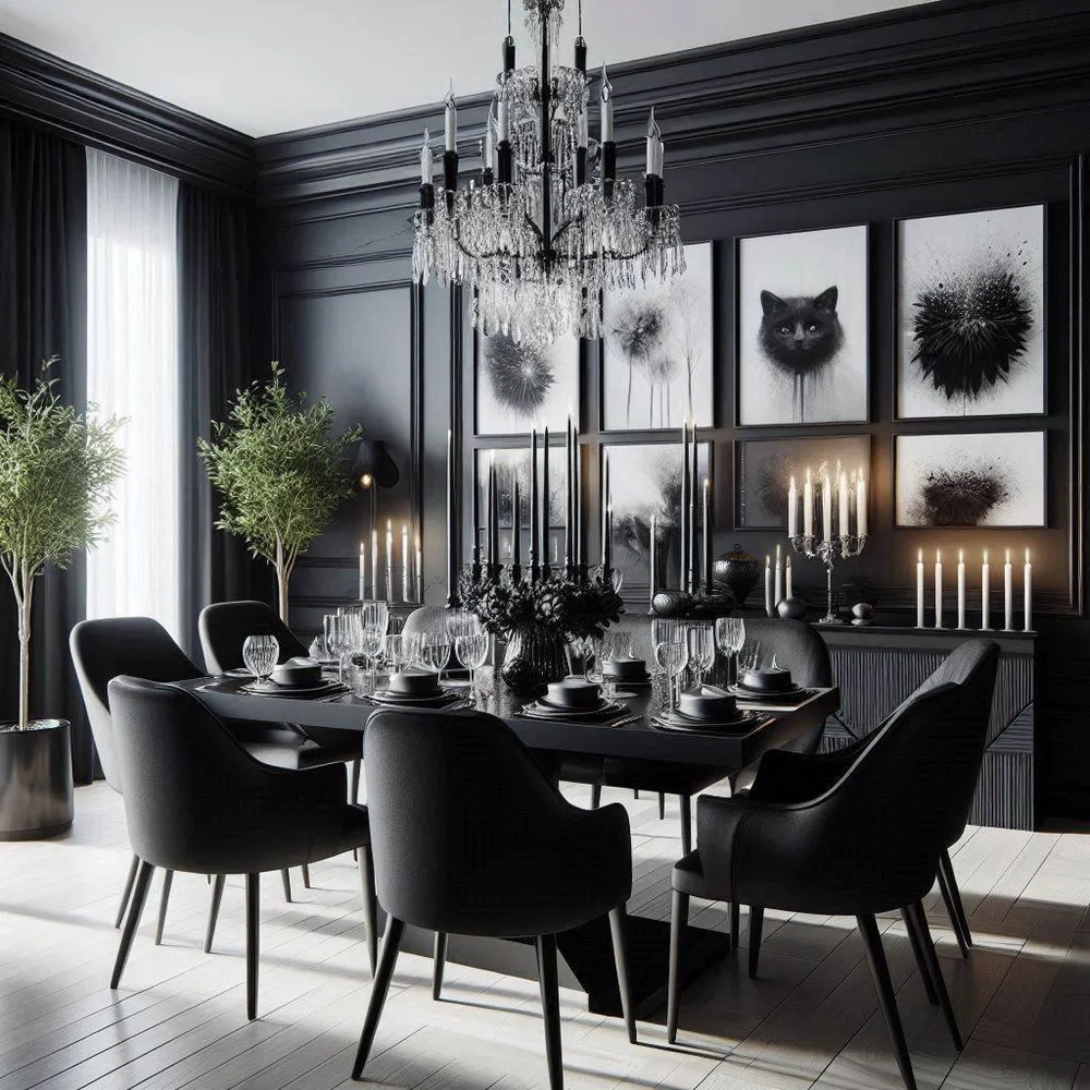 15 Stylish Black Dining Room Ideas for Elegance