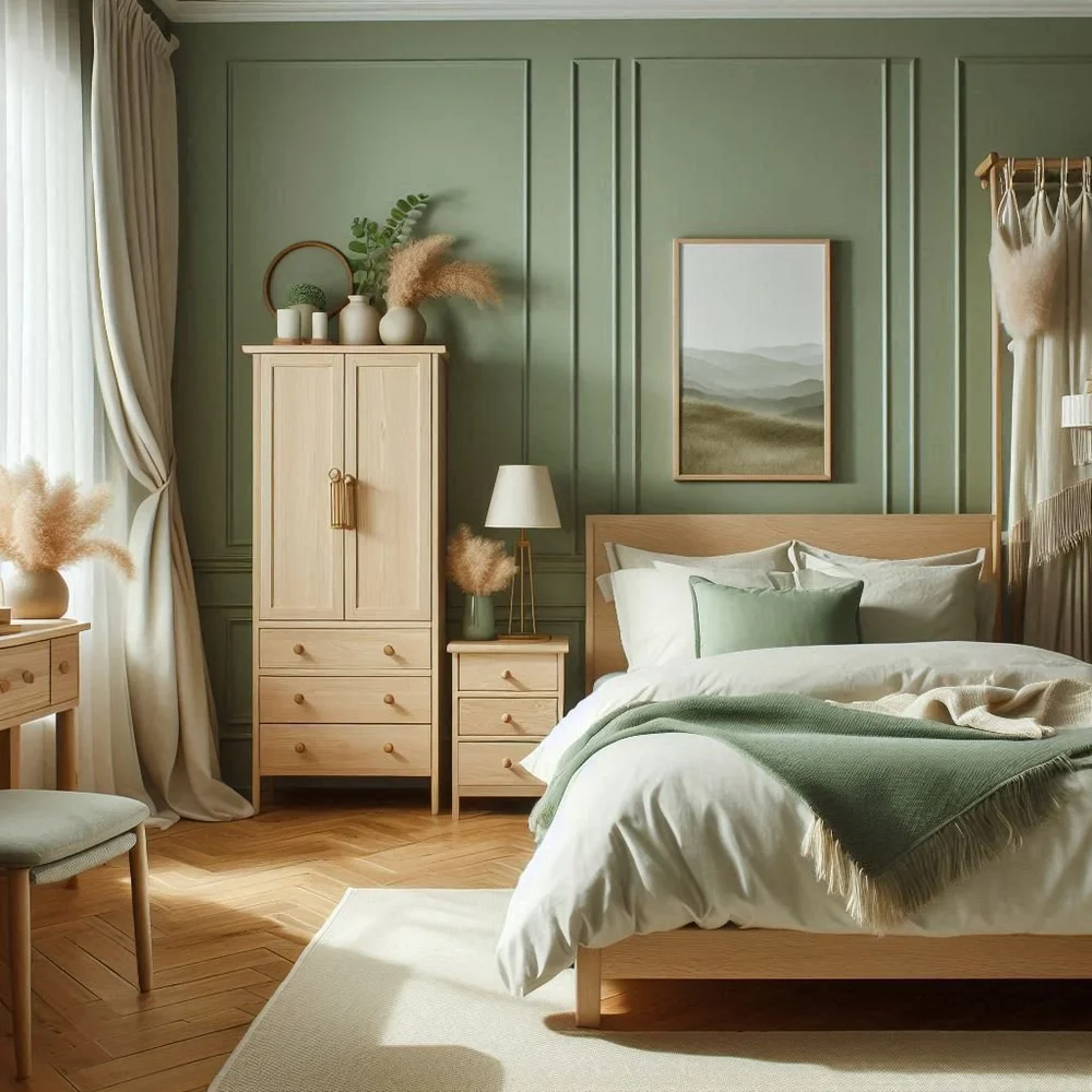 Curated visual reference: 15 Sage Green Bedroom Ideas For A Calm Serene Space Photo Inspiration