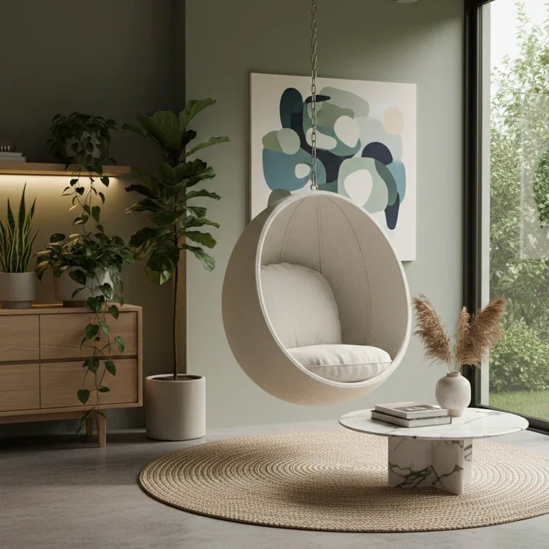 Egg Chair Living Room Ideas