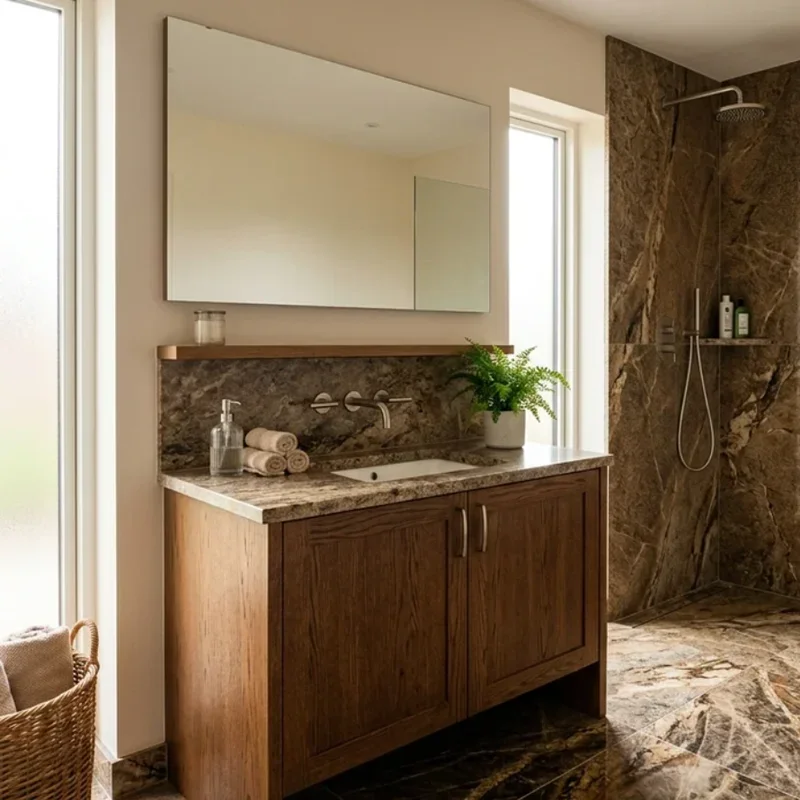 Brown Granite Bathroom Ideas