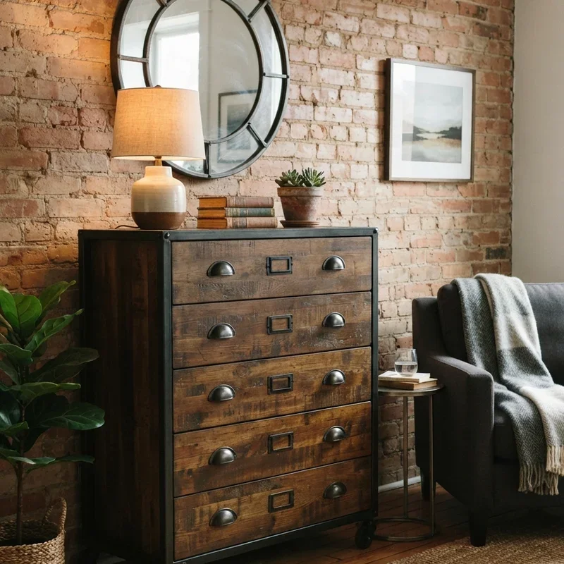 Tall Dresser in Living Room Ideas