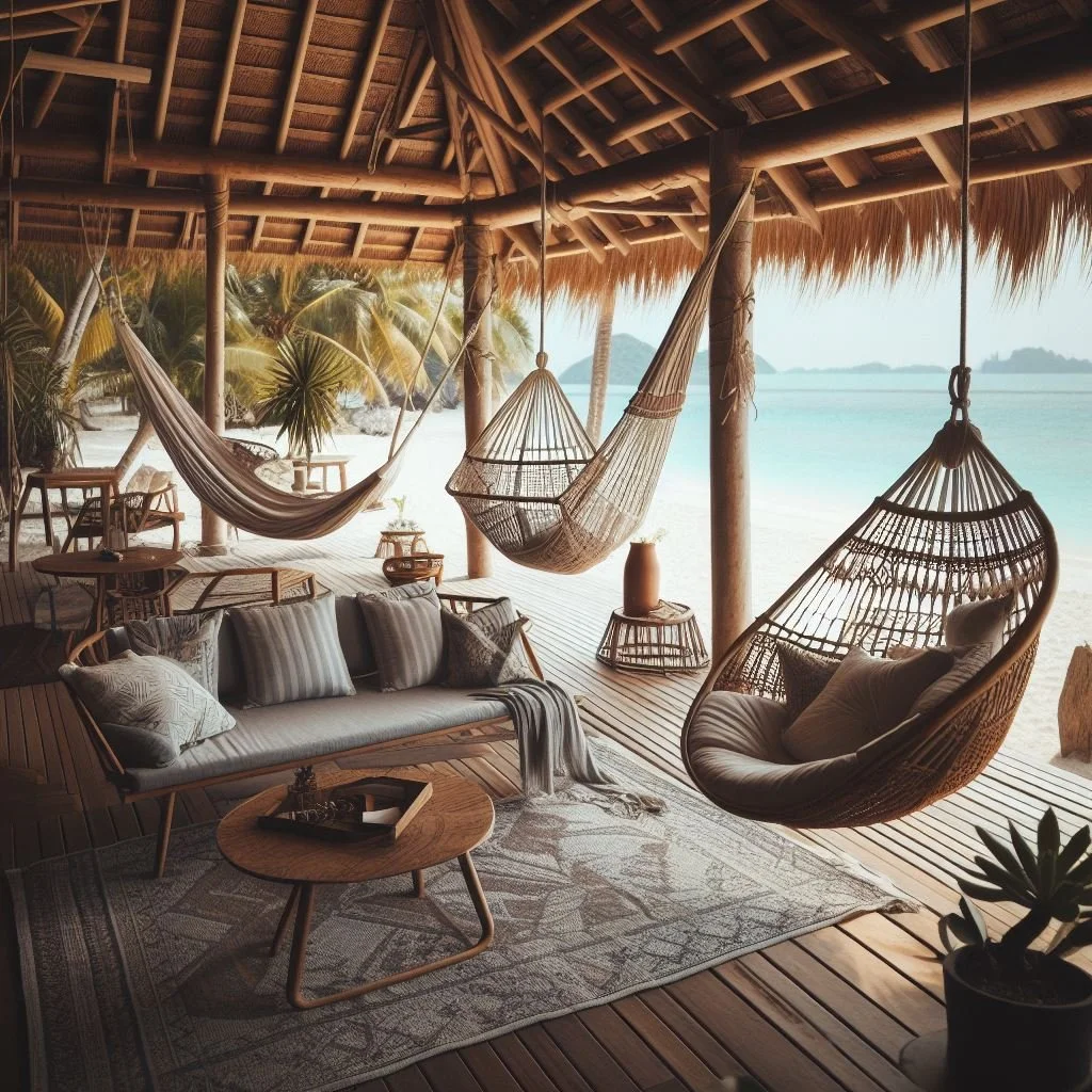 Hammocks and Hanging Chairs for a Laid-Back Tropical Retreat