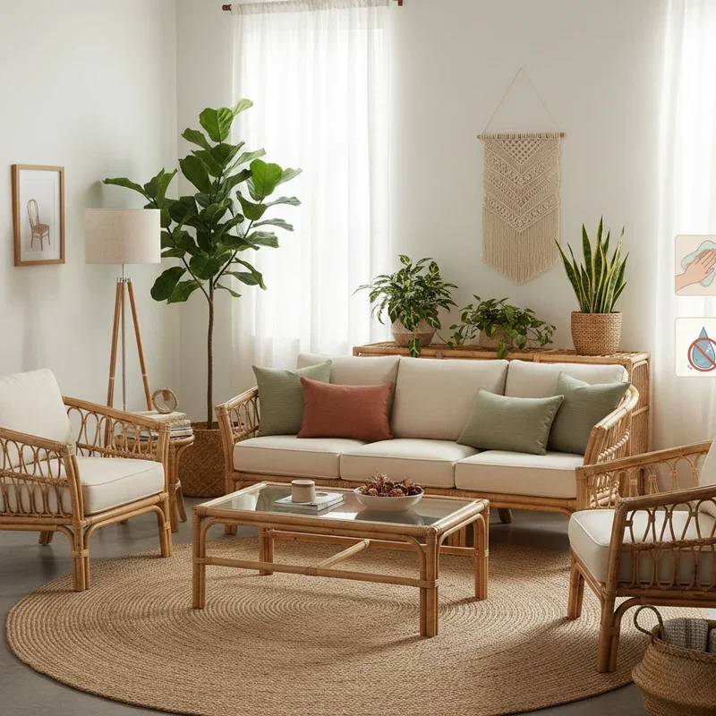 Rattan Living Room Ideas