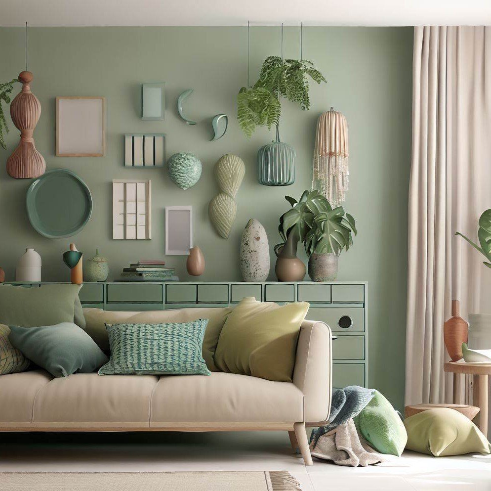 Green 2024 home decor