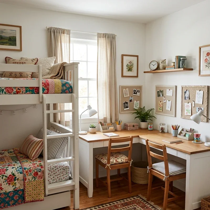 Small Bedroom Ideas for Two Sisters