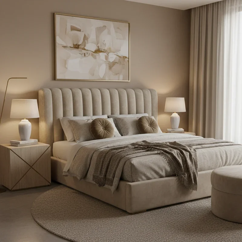 Modern Beige Bedroom Ideas