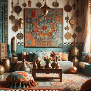 View of 10 Moroccan Living Room Ideas for a Cozy & Exotic Vibe
