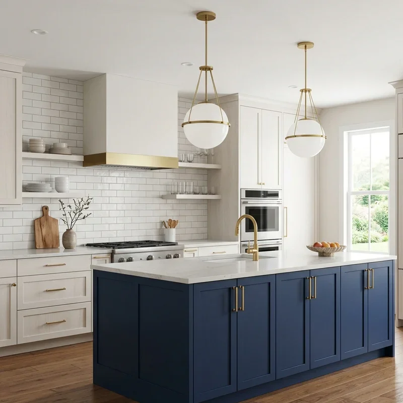 Blue and Gold Kitchen Ideas