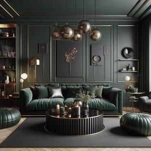 15 Dark Green Living Room Ideas for Cozy Elegance