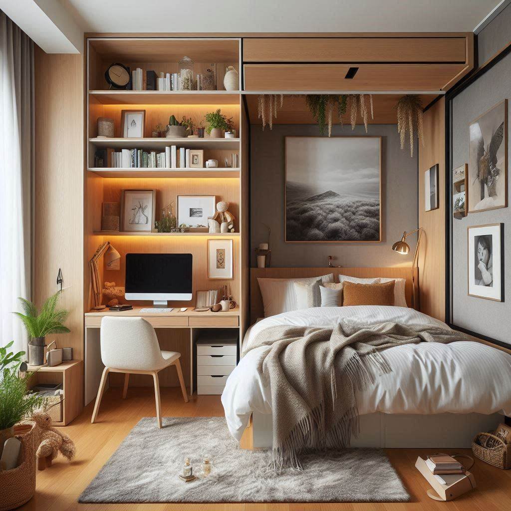 15 Smart Bedroom Office Ideas for Small Spaces