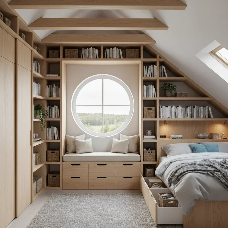 Girl Attic Bedroom Ideas