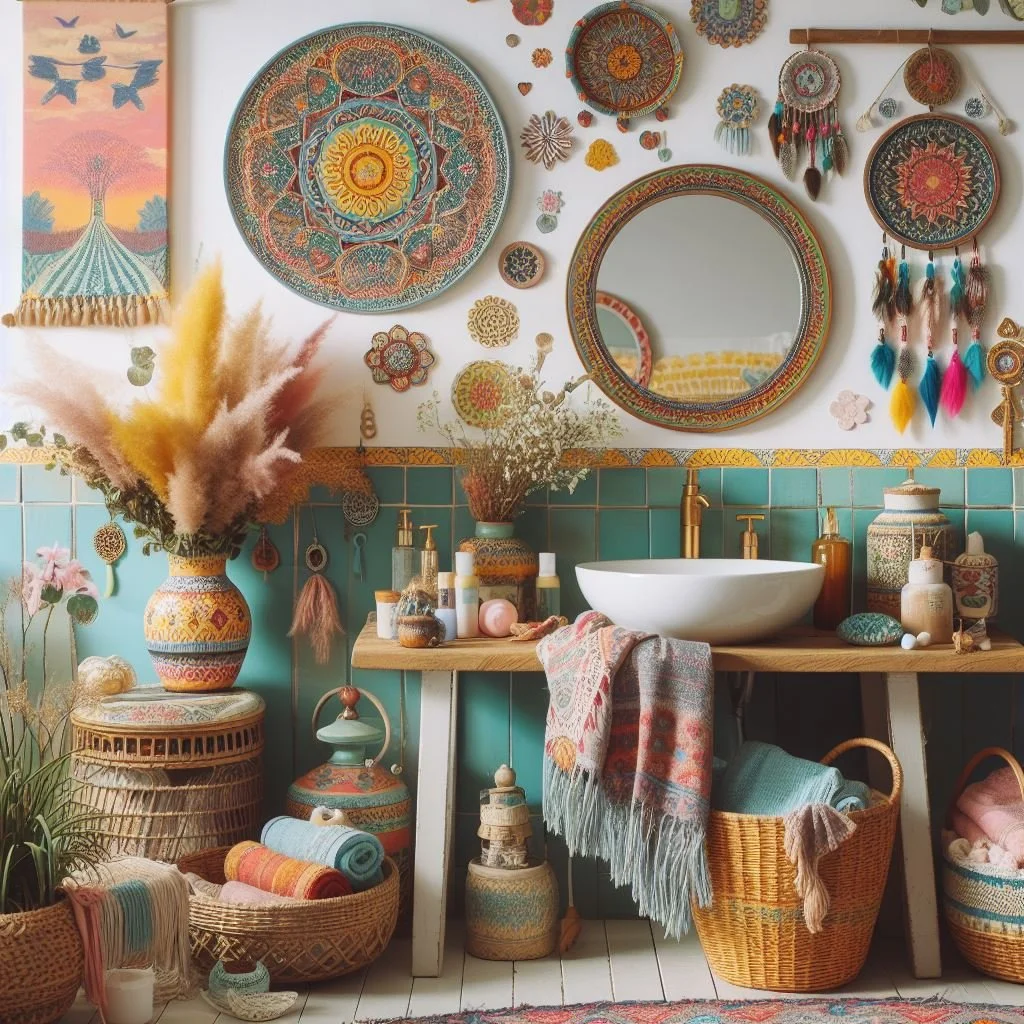 15 Boho Bathroom Decor Ideas for Free-Spirited Style