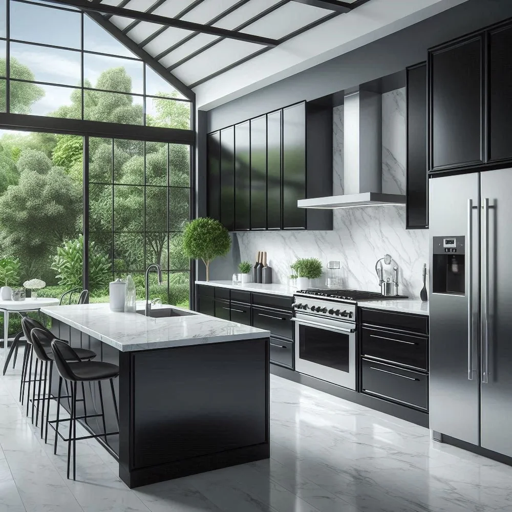 15 Sleek Black and White Kitchen Ideas for Modern Homes
