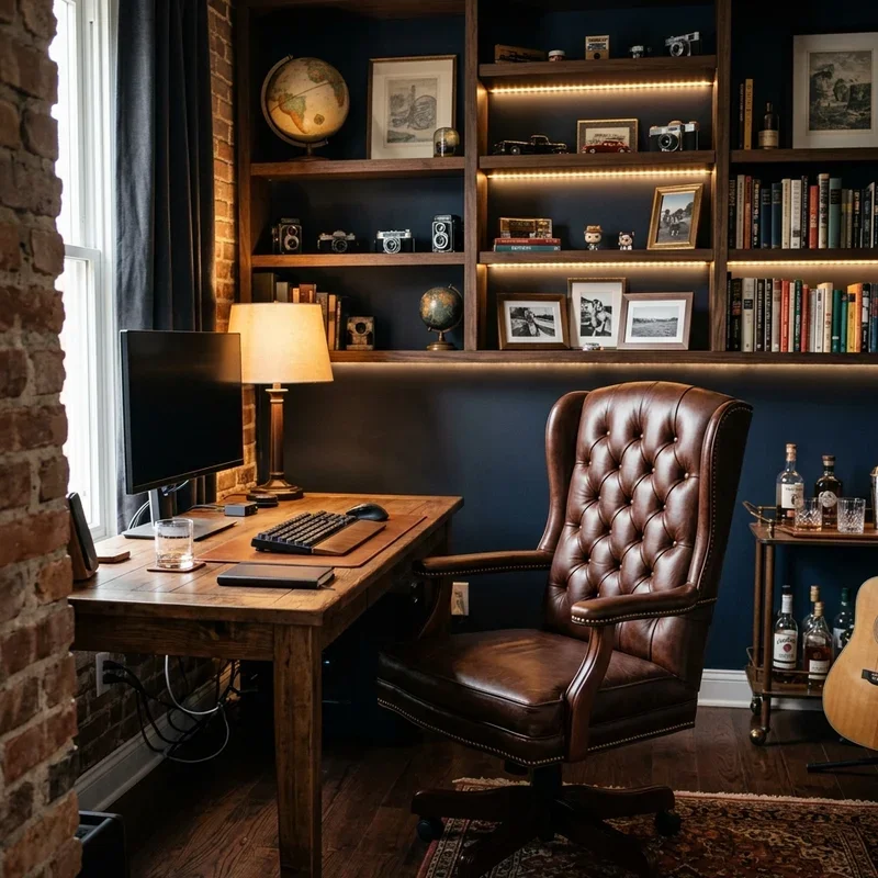Home Office Man Cave Ideas