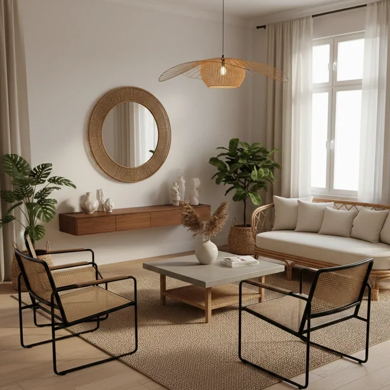 Rattan Living Room Ideas