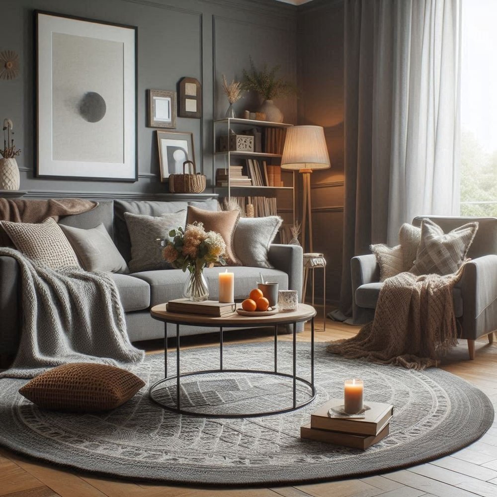 15 Elegant Grey and Brown Living Room Ideas
