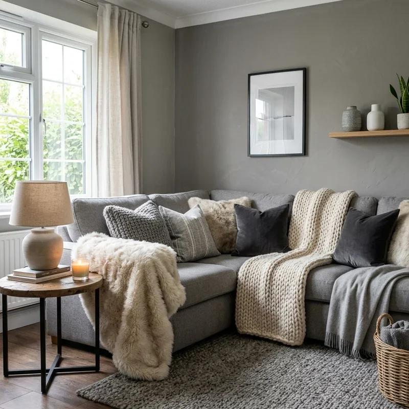 Gray Wall Living Room Ideas