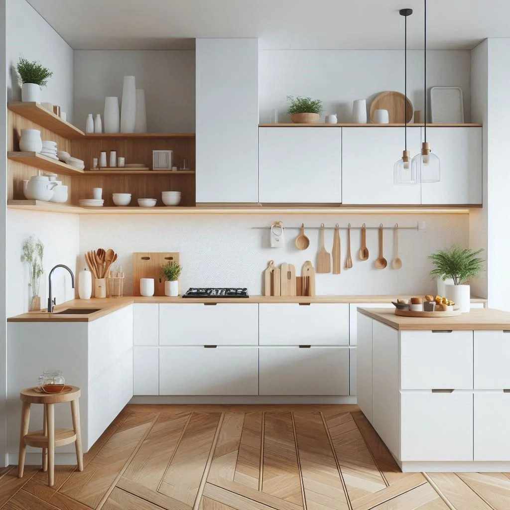 Picture of 15 White and Wood Kitchen Ideas for a Stylish Look
