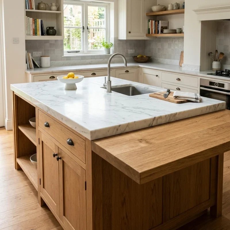 Two Tier Kitchen Island Ideas