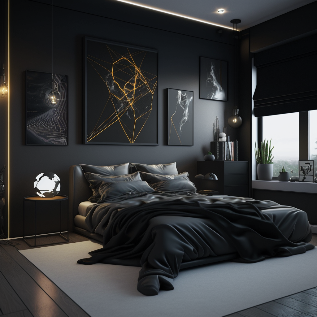 How to Create a Black Aesthetic Room