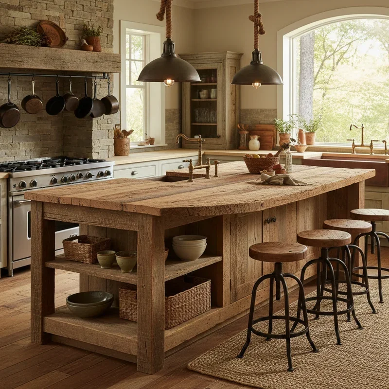 Rustic Kitchen Island Ideas