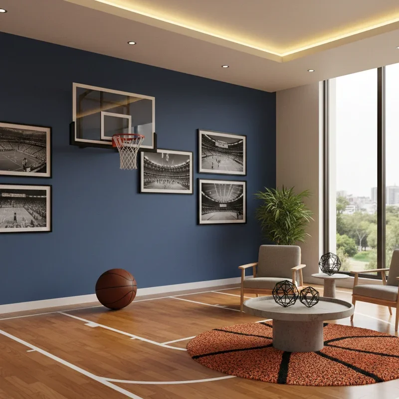 15 Basketball Room Ideas for a Cool Sports-Themed Space
