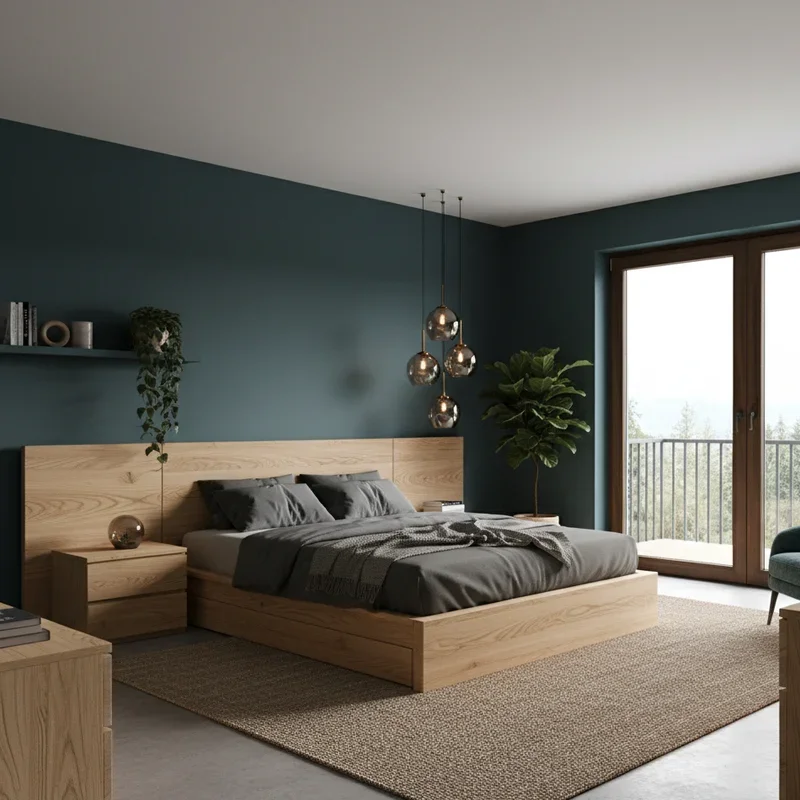 Dark Teal Bedroom Ideas
