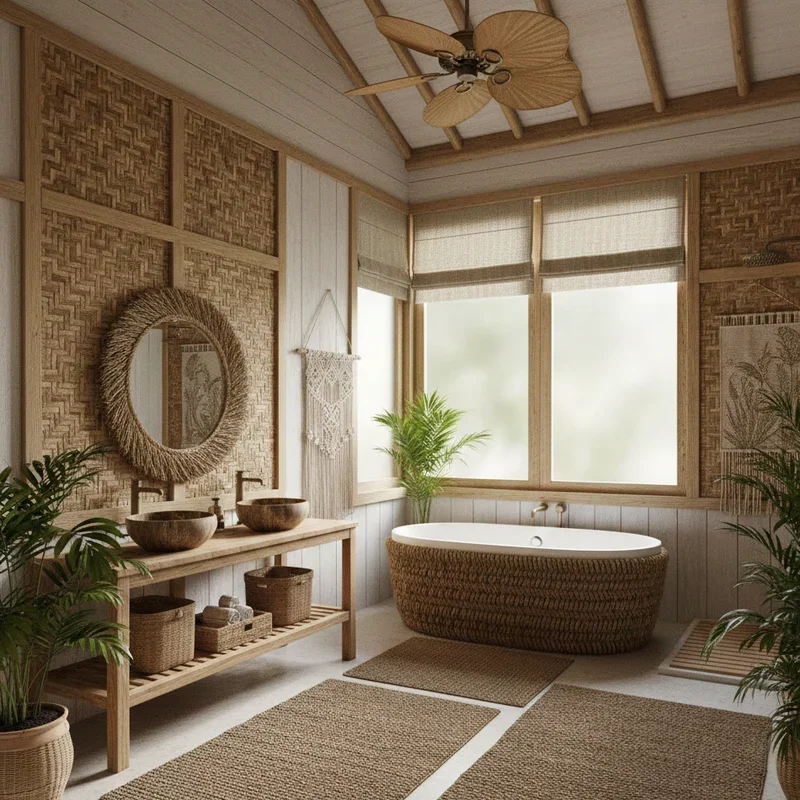 Tropical Bathroom Ideas