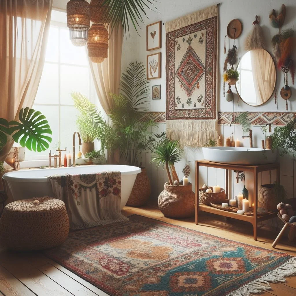 15 Boho Bathroom Decor Ideas for Free-Spirited Style