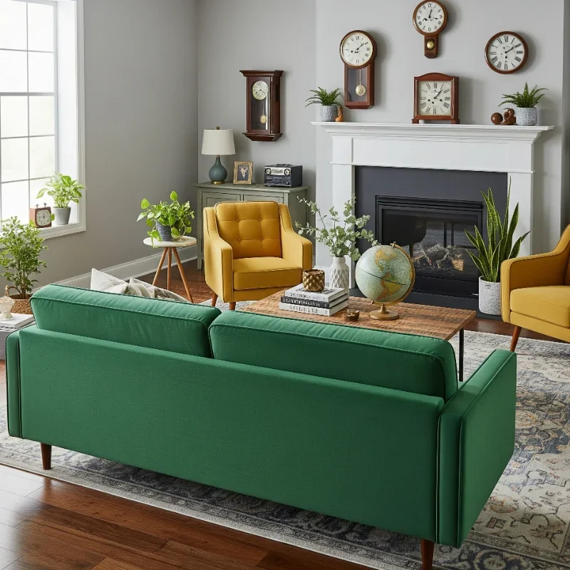 15 Green Couch Living Room Ideas to Refresh Your Home