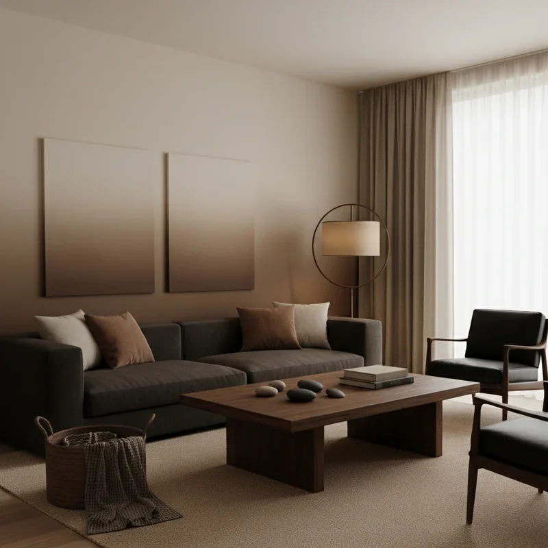 Black and Brown Living Room Ideas