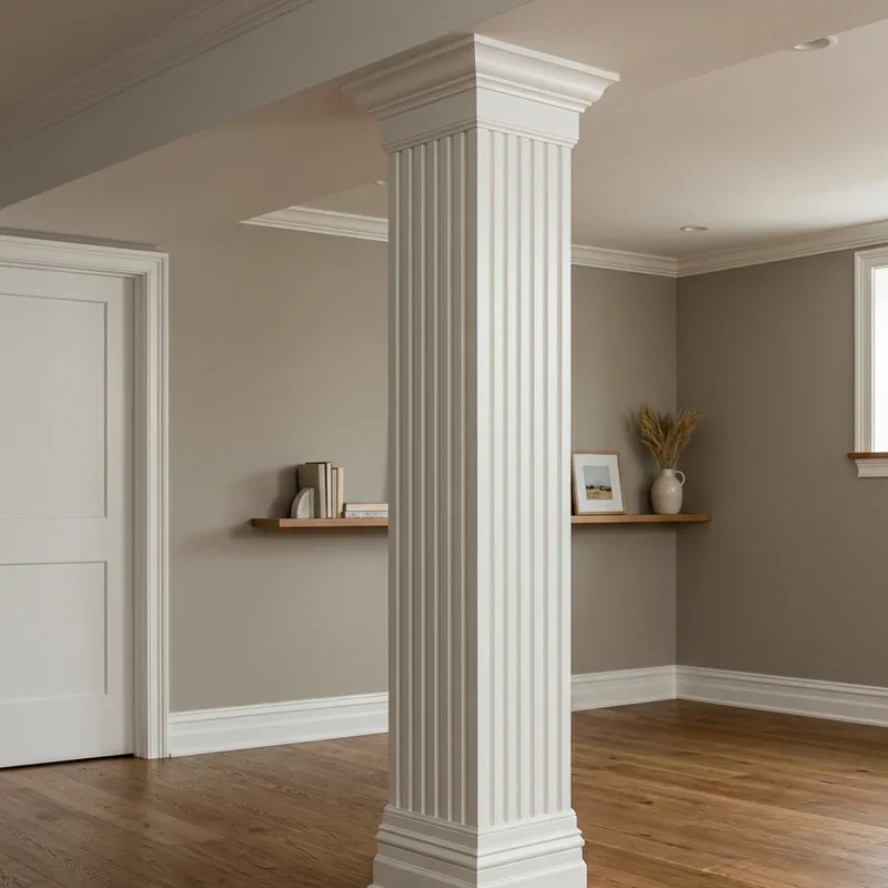 Basement Pole Ideas