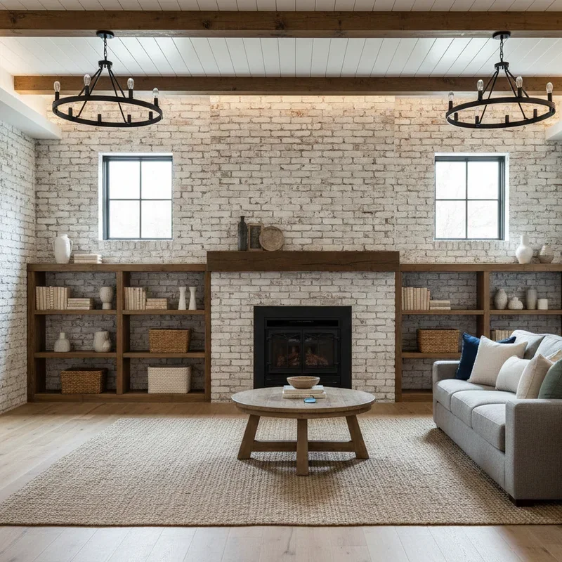 Modern Farmhouse Basement Ideas